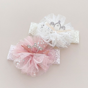 Baby Headband Crown Mesh (BHB8835)